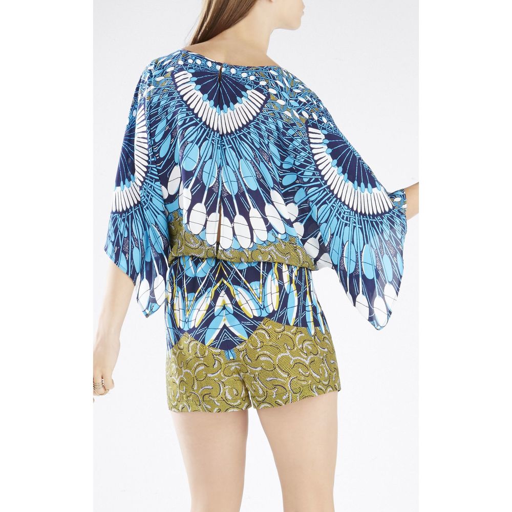 BCBGMaxAzria Caiti Kimono Sleeve Romper